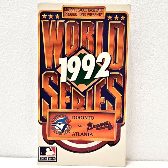 MLB 1992 World Series Toronto Blue Jays VS Atlanta Braves VHS Tape - Picture 10 of 16